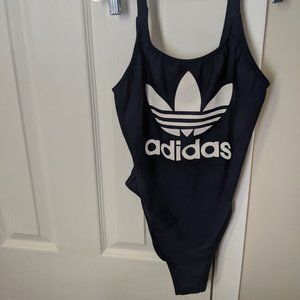 Adidas Navy Blue Women's One-piece swimsuit